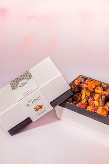 Balloboîte Mendiants Noir et Lait 230g