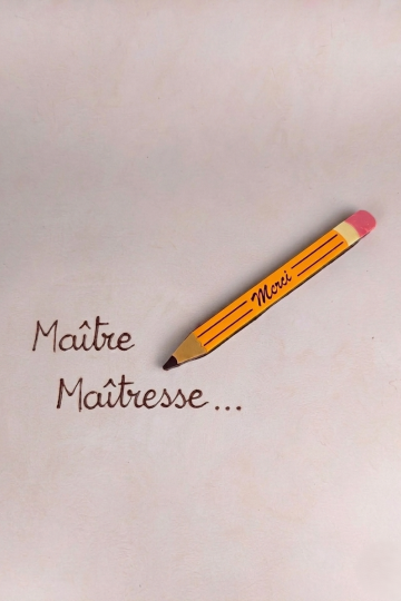 Crayon Gourmand Chocolat – Cadeau Maître Maîtresse